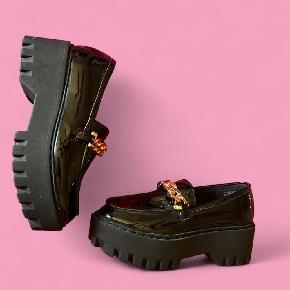 Fashion nova black patent leather